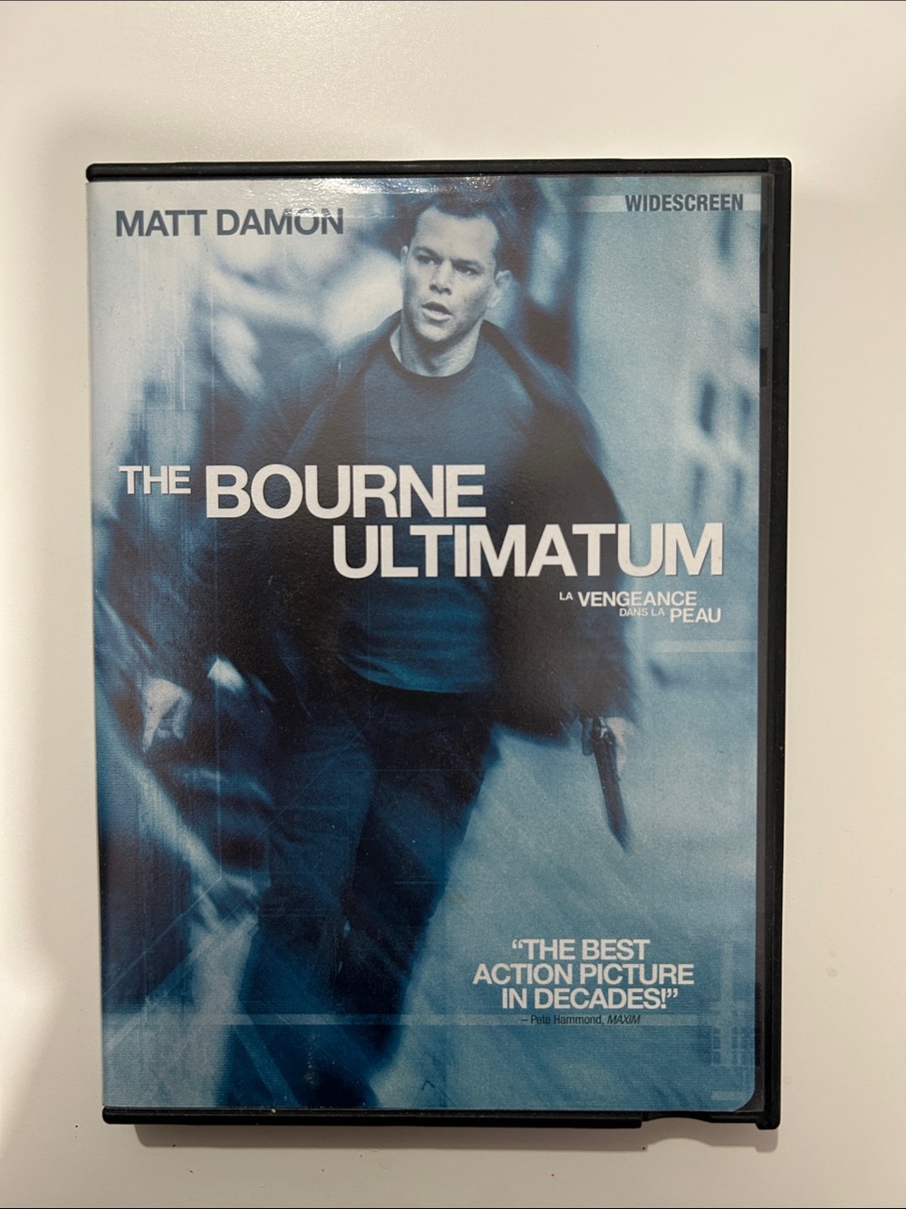 Universal The Bourne Ultimatum DVD - Blue Black Cover